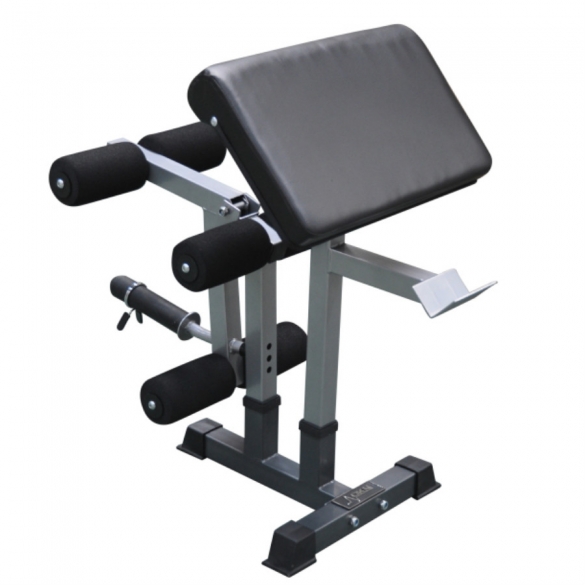 DKN Preacher curl - Leg extension attachment voor DKN Heavy duty halterbank 20681